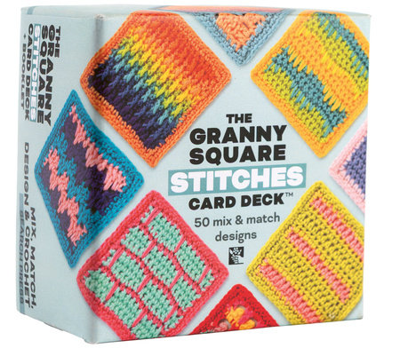 The Granny Square Stitches Card Deck 50 Mix and Match Designs  By Claire Montgomerie
