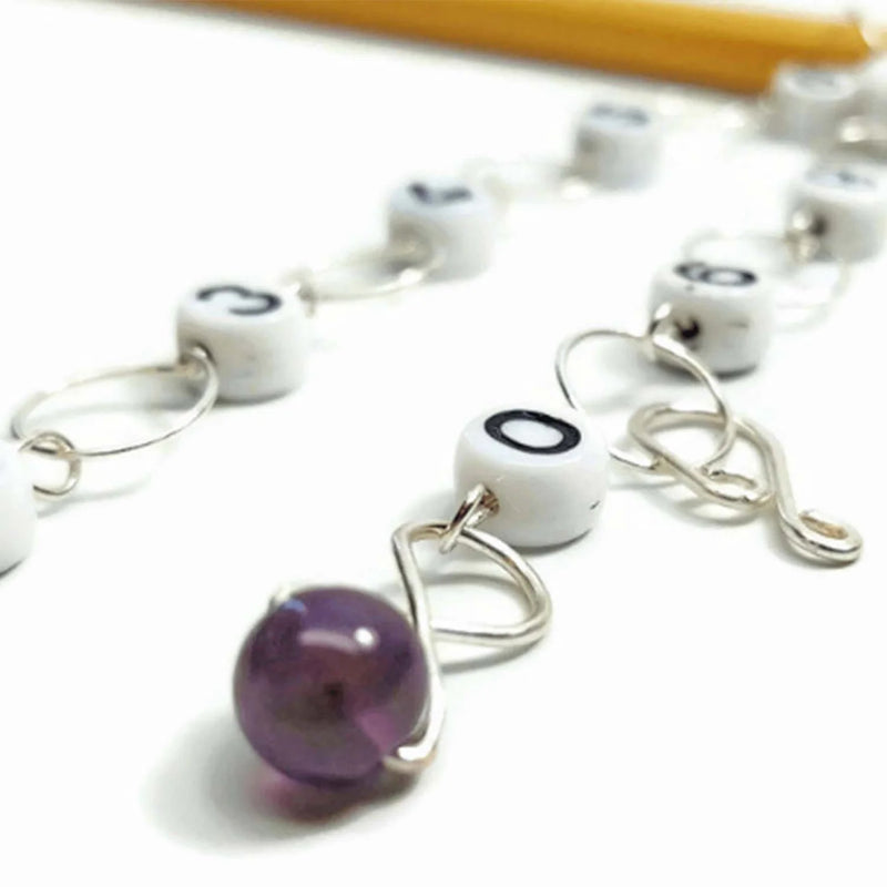 Amethyst - Knitting Row Counter by Twice Sheared Sheep