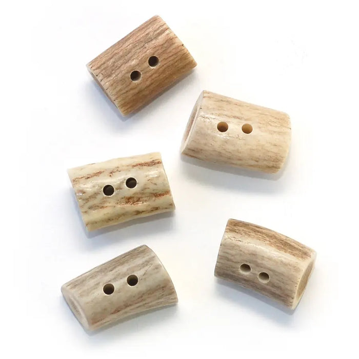 BA0002N13 Natural Antler Barrel 1" Approx 13x25MM