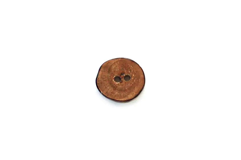 BC0112W18 Natural Brown Wood Slice Small 15-18MM