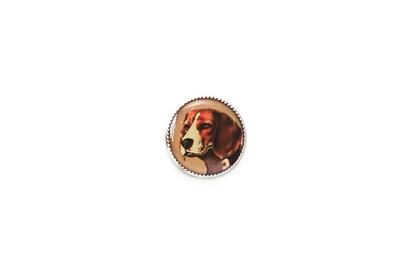 BD0171A18 Picture - Dog - Beagle - Round Shank 18MM