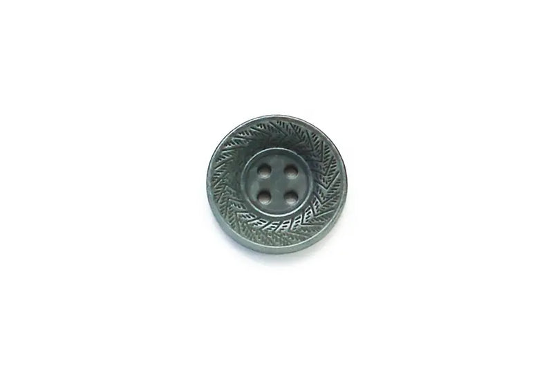 BG0546Z23 Gray Round Etched Rim Corozo 23MM