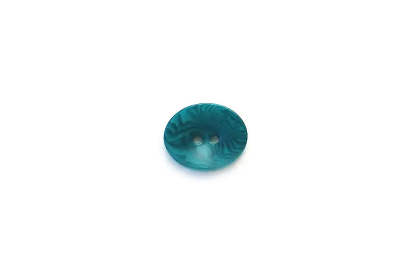 BG0561Z18 Turquoise Oval Corozo 18MM