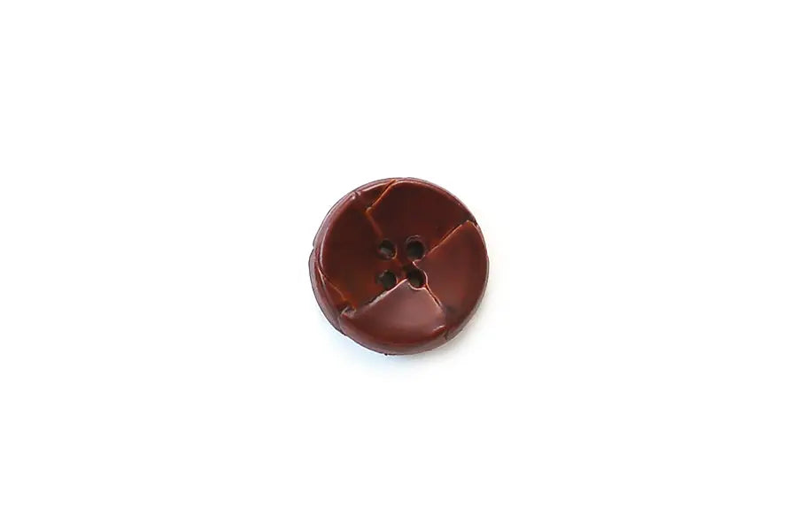 BH0573L20 Brown Leather Woven Round 20MM