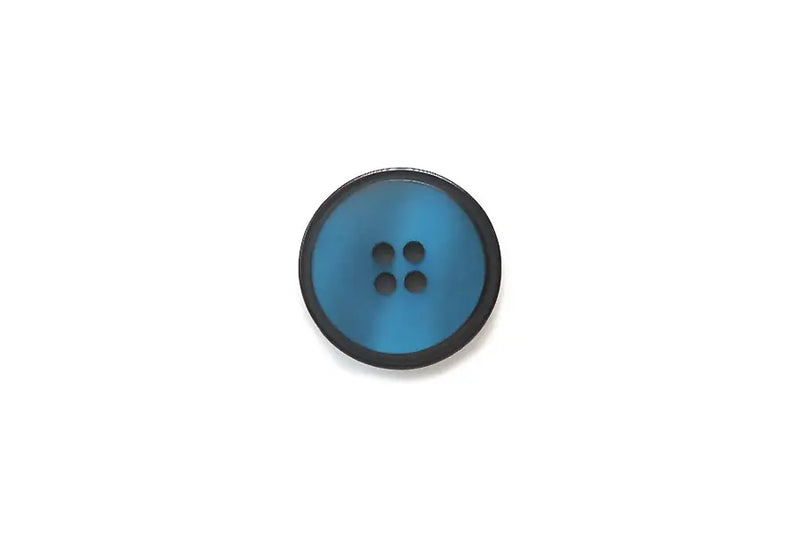 BS1279P23 Plastic Blue with Thin Black Rim Round 23MM