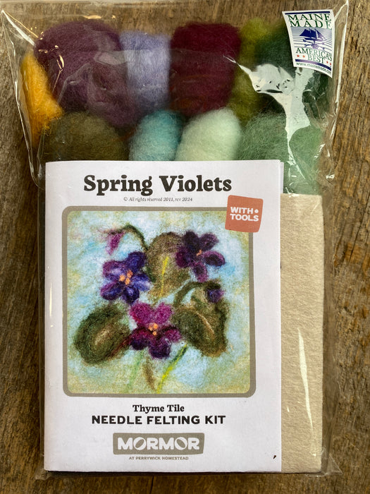 Thyme Tiles Needle Felting Kit w/ Tools from Mormor