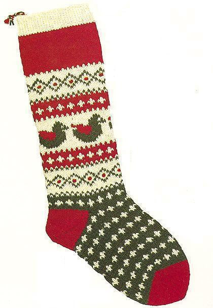 Christmas Stocking Kit (Fair Isle) by Briggs & Little Woolen Mills