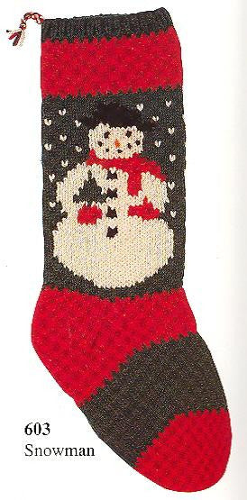 Christmas Stocking Kit (Intarsia) by Briggs & Little Woolen Mills
