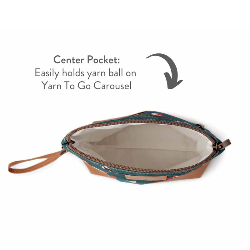 Mini Trini Bag – Small Zippered Sock Project Bag - Cats & Dogs