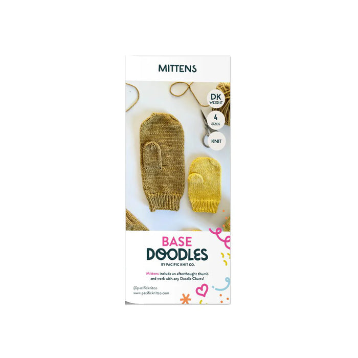 Base Doodle Mittens - DK - Pattern Brochure by Pacific Knit Co.