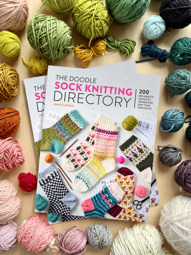 The Doodle Sock Knitting Directory: 200 mix & match motifs to design and knit your own socks