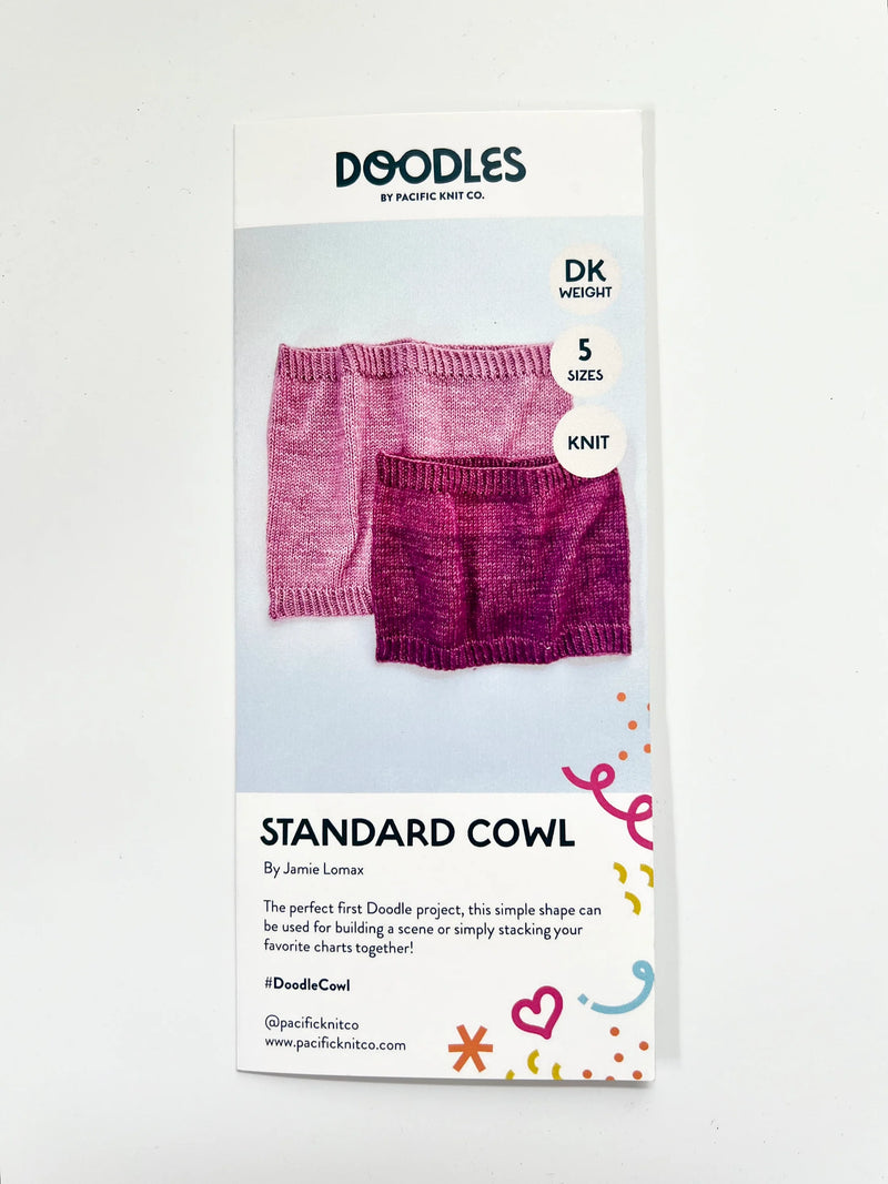Base Doodle Cowl - DK - Pattern Brochure by Pacific Knit Co.