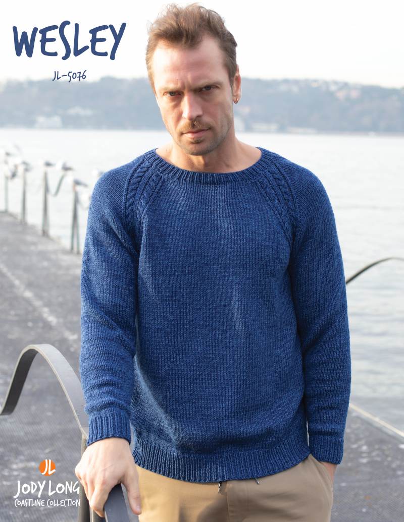 Wesley sweatermønster fra Jody Long 