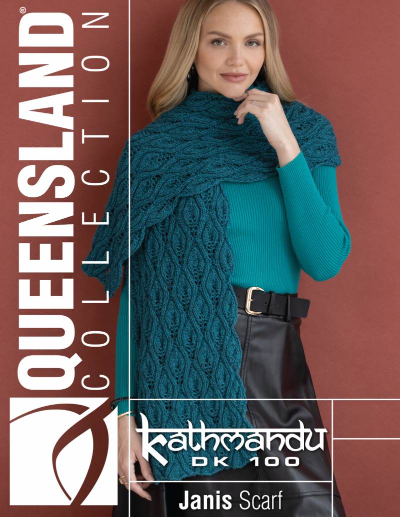 Janis Scarf Pattern by Alexandra Davidoff