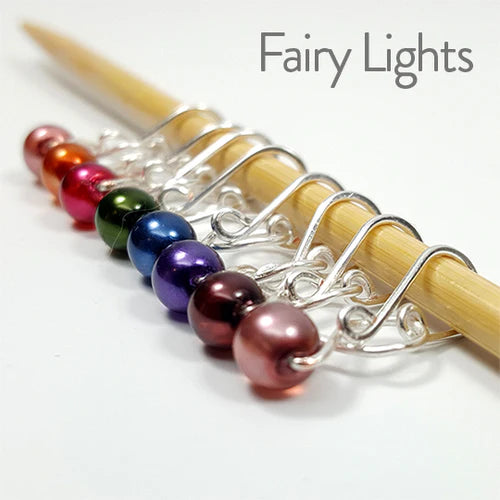 Fairy Lights Melody Ring Removable Stitch Markers by Twice Sheared Sheep