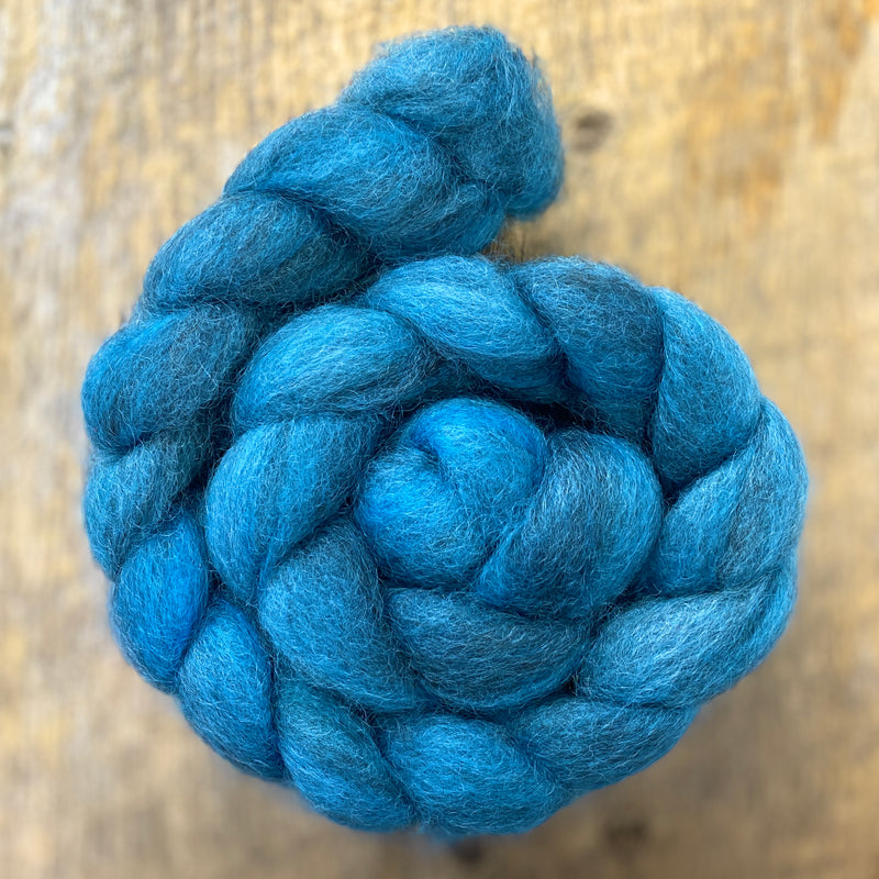 Stacey's Spinning Haven - Maine Romney Wool Roving - Hand Dyed