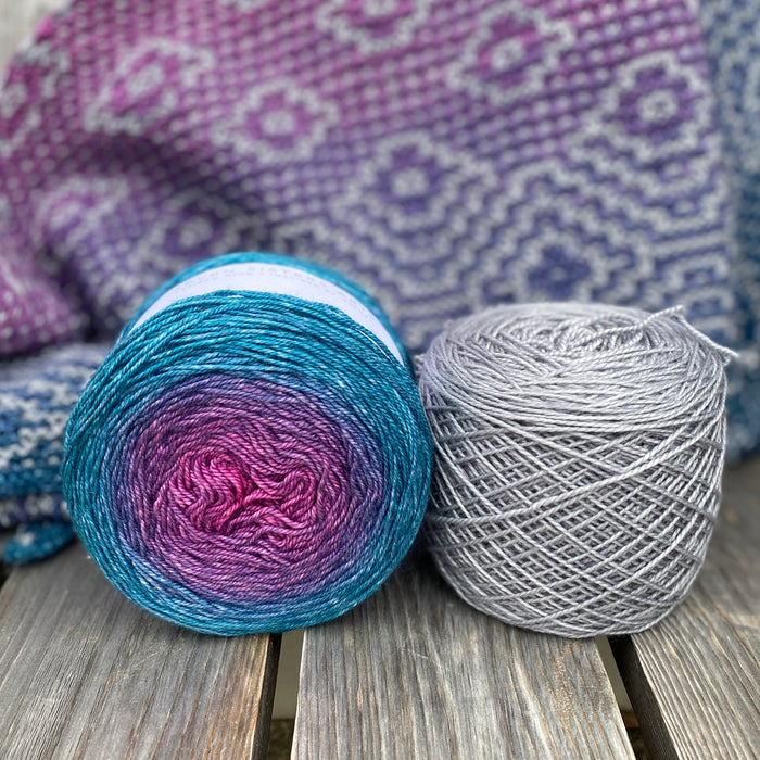 Florescence Shawl Kit by Seven Sisters Arts (pattern not included)