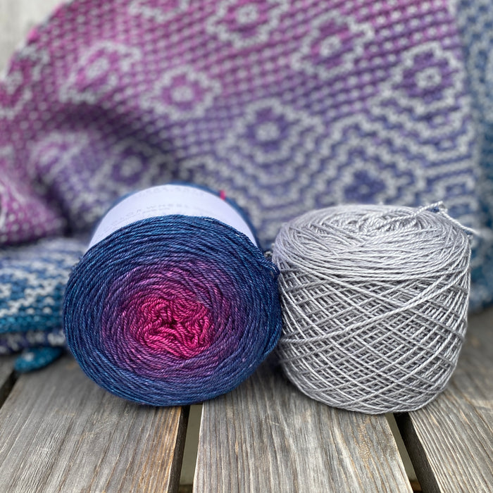 Florescence Shawl Kit by Seven Sisters Arts (pattern not included)