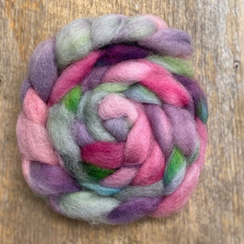 Stacey's Spinning Haven - Maine Romney Wool Roving - Hand Dyed