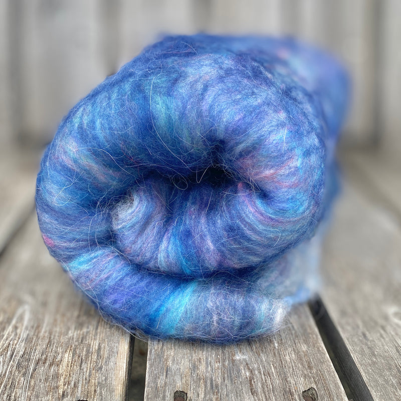 Stacey's Spinning Haven Art Batt - Merino Wool, Silk and Bamboo