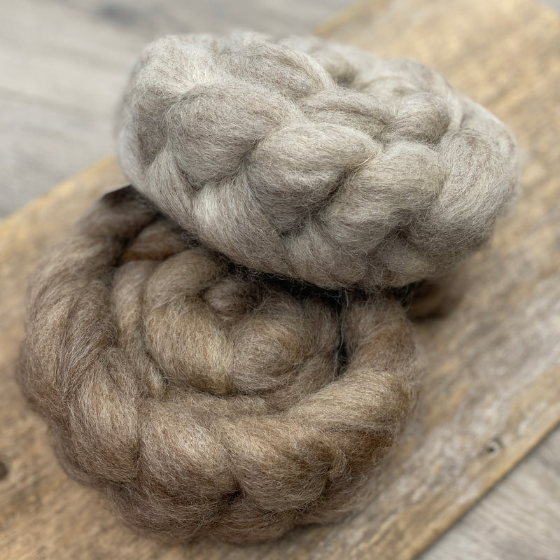 Stacey's Spinning Haven - Maine Romney Wool Roving - Natural Colors