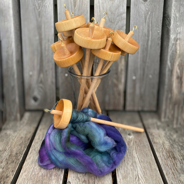 Maple Top Whorl Drop Spindle