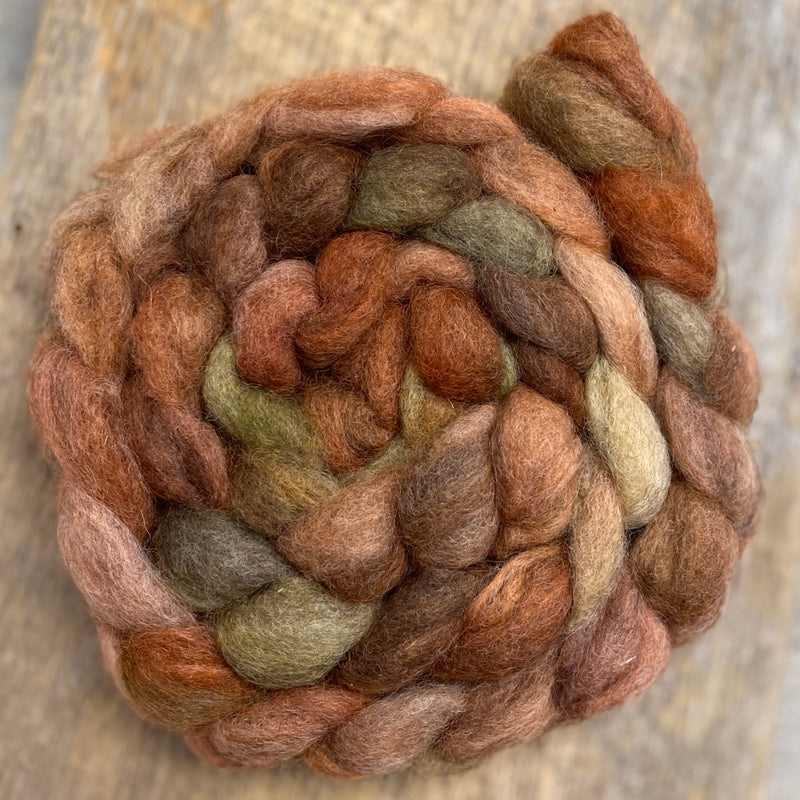 Stacey's Spinning Haven - Maine Romney Wool Roving - Hand Dyed