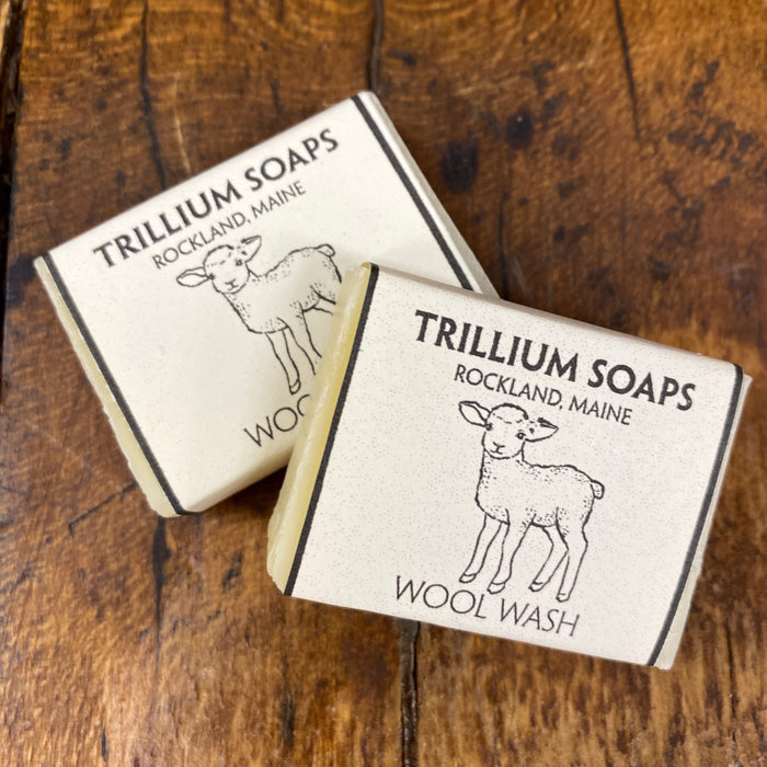 Wool Wash Bar with Lanolin Travel Size by Trillium Soaps