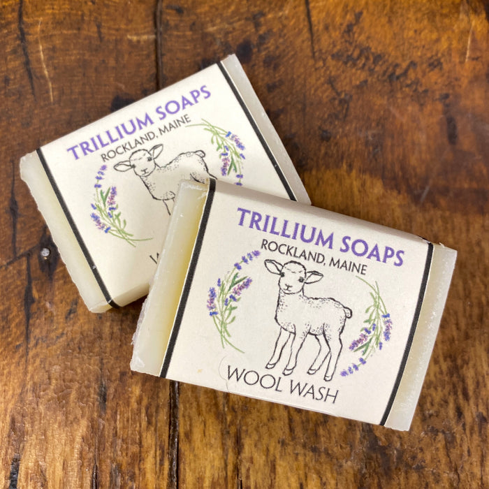 Wool Wash Bar with Lanolin Travel Size by Trillium Soaps