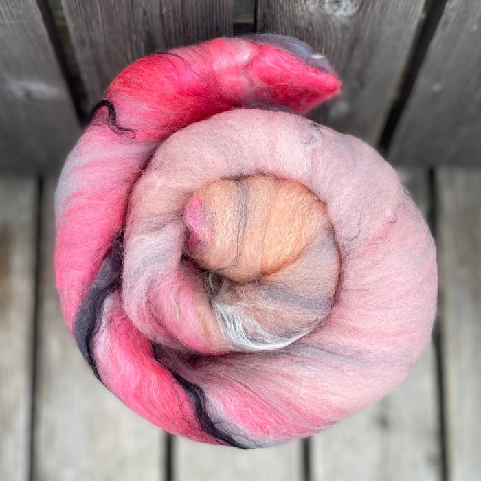 Stacey's Spinning Haven Art Batt - Merino, Corriedale, Bamboo, Nylon