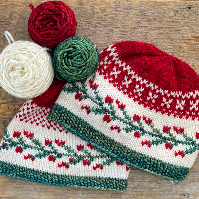 Blueberry Jam Hat For Kids of All Ages Kit- Birch Tree Knits