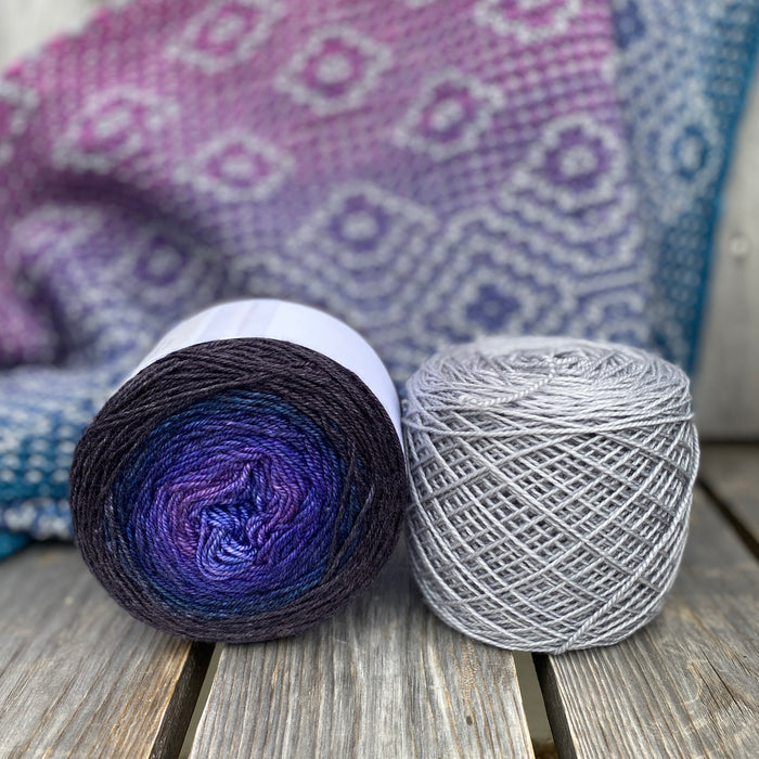 Florescence Shawl Kit by Seven Sisters Arts (pattern not included)