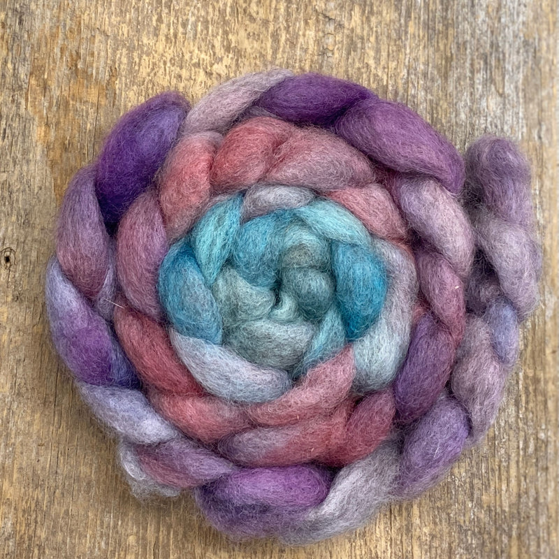 Stacey's Spinning Haven - Maine Romney Wool Roving - Hand Dyed
