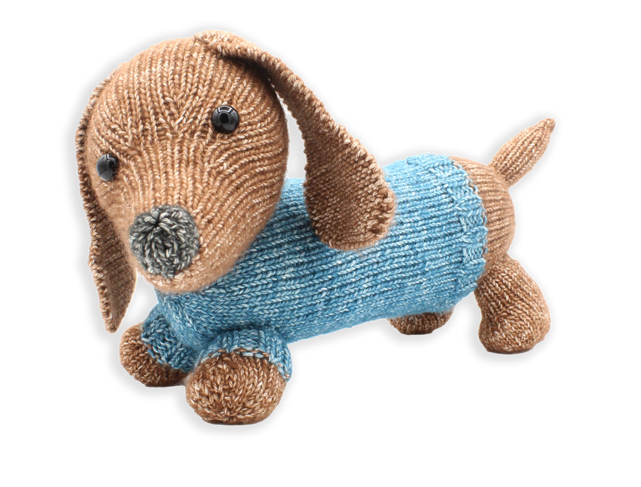 Knitting Kit-Ria Dachshund by Hardicraft