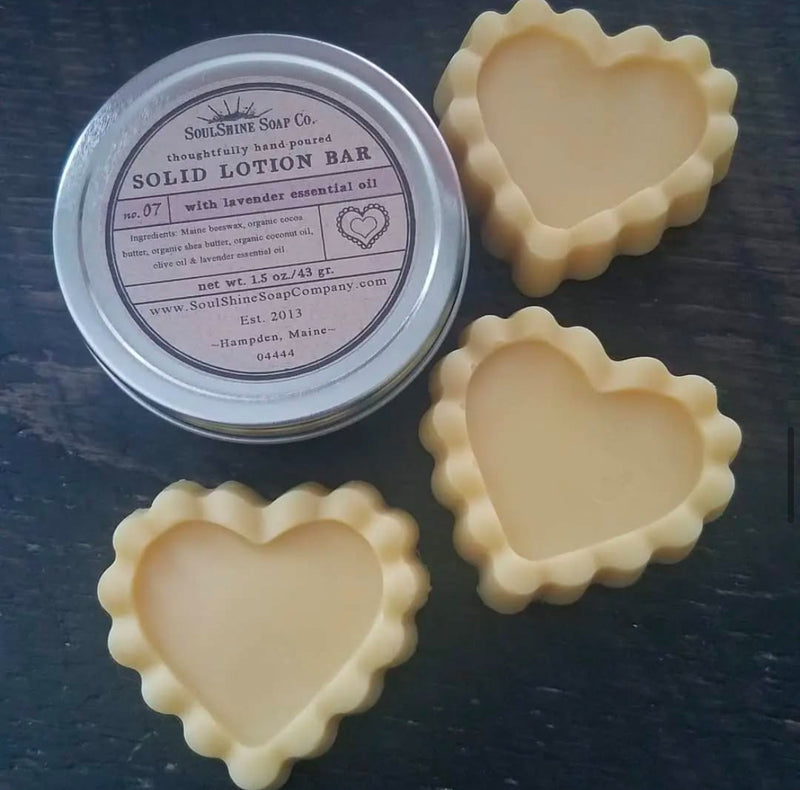 Fester Bio-Lotionriegel von Soulshine Soap Co.