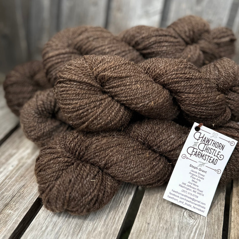 Cormo/Romney/Jacob DK from Hawthorn And Thistle Farmstead
