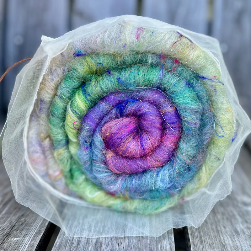 The Wheel and The Anvil - 4 oz Art Batt