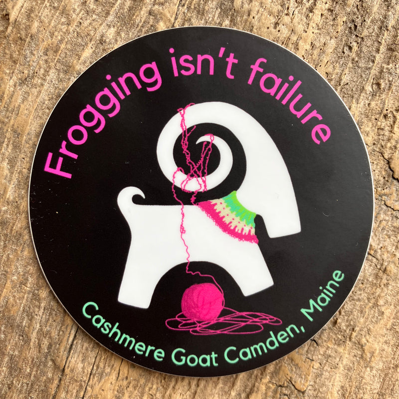 Frogging Lars Sticker