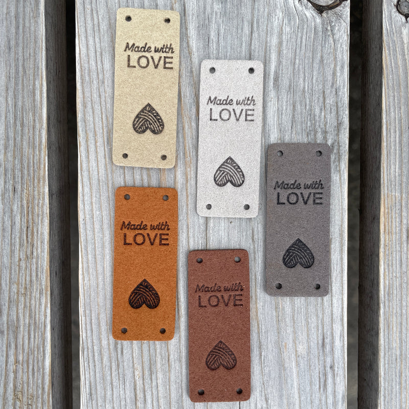 Made with Love Tags by Fox & Pine Stitches