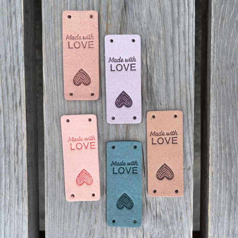 Made with Love Tags by Fox & Pine Stitches