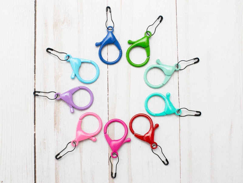 Lobster Claw Stitch Marker Holder  by Fox & Pine Stitches