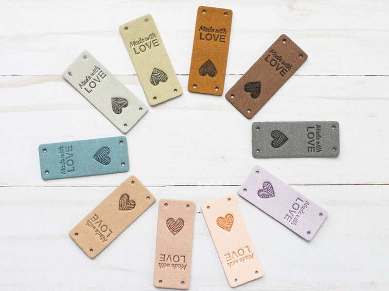 Made with Love Tags by Fox & Pine Stitches