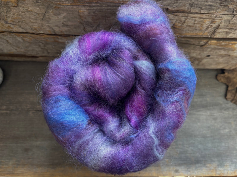 Stacey's Spinning Haven Art Batt - Mixed Wool, Silk and Bamboo
