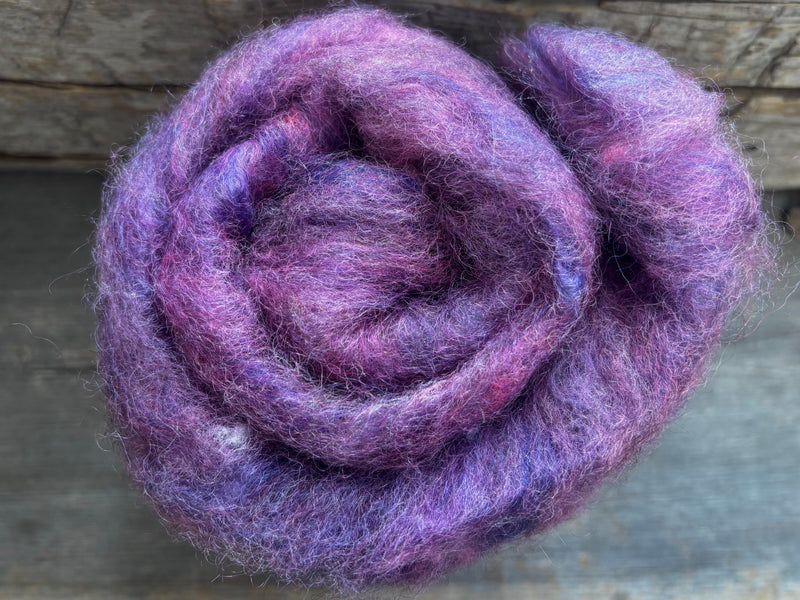 Stacey's Spinning Haven Art Batt - Mixed Wool, Silk and Bamboo