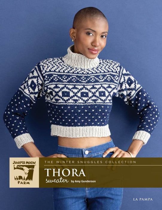 Thora Fair Isle Pullover Pattern by Amy Gunderson