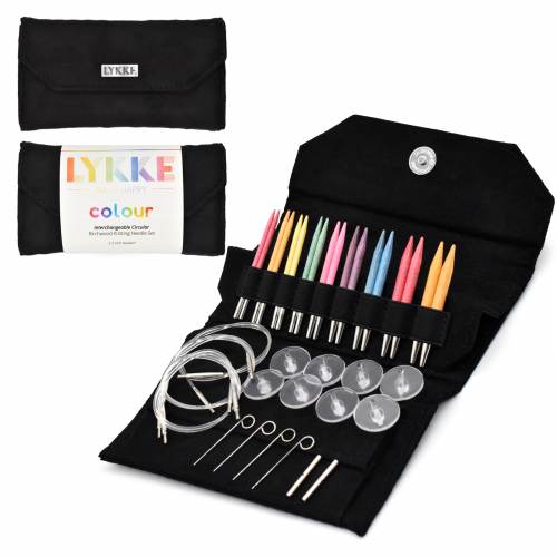 Lykke Colour - 3.5" Interchangeable Knitting Needle Set