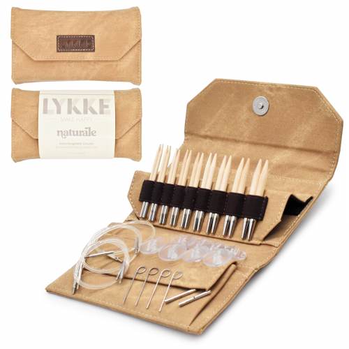 Lykke Naturale - 3,5" austauschbares Stricknadelset 