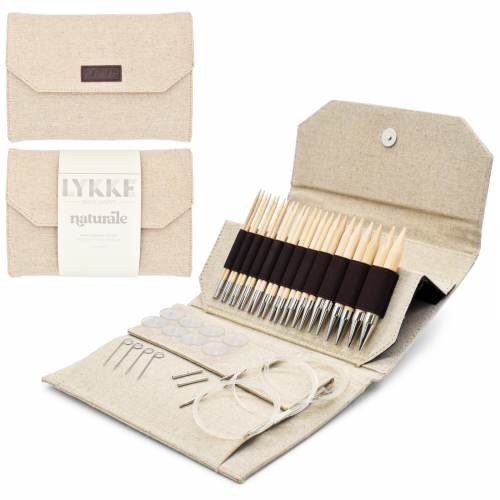 Lykke Naturale - 3,5" austauschbares Stricknadelset 