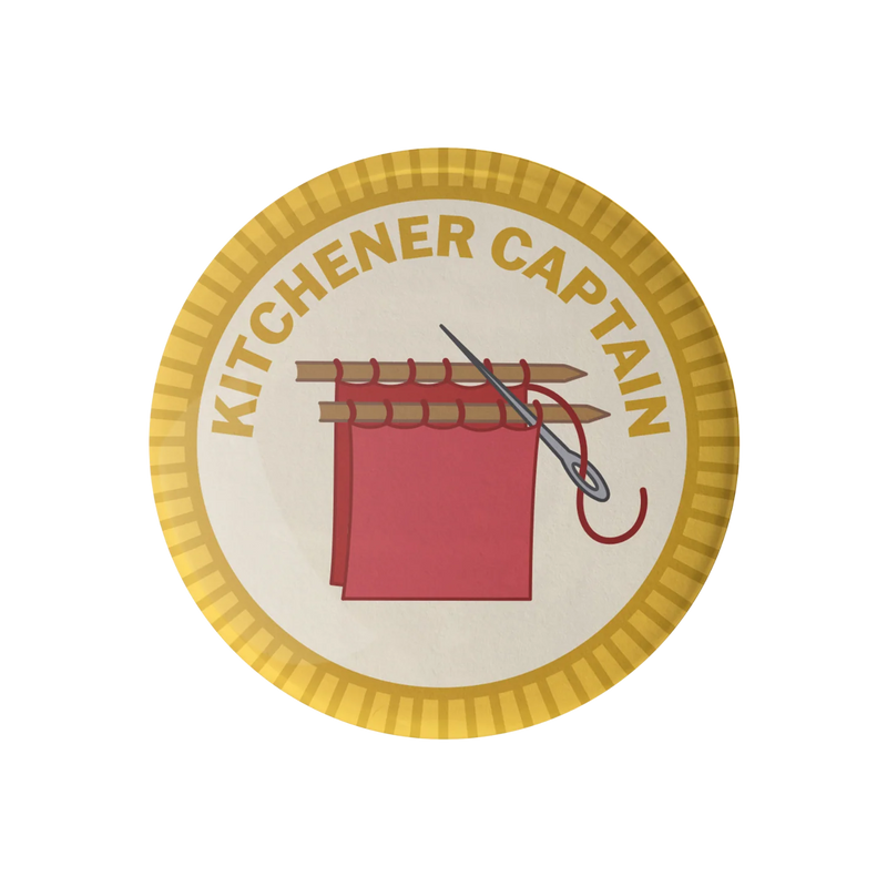Craft Merit Badge Pins by Camp Stitchwood