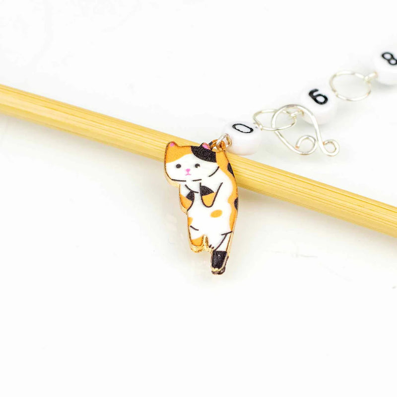 Calico Cat - Knitting Row Counter by Twice Sheared Sheep